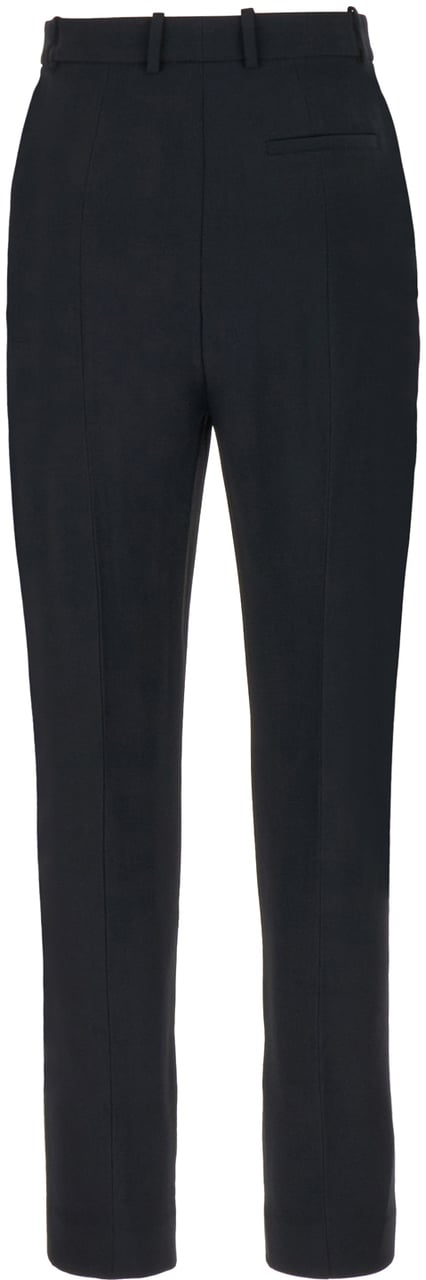 Alexander McQueen Alexander McQueen Black viscose blend pant Zwart