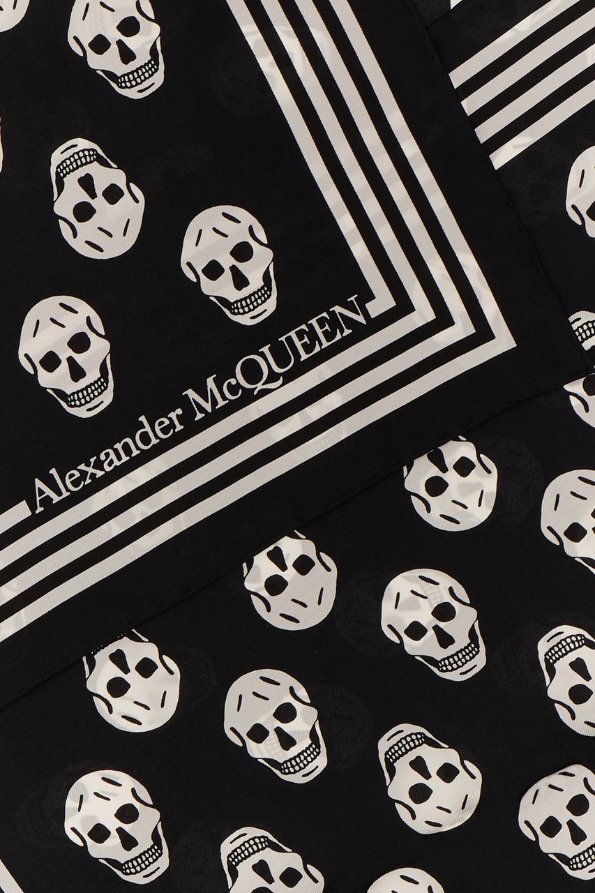 Alexander McQueen Alexander McQueen Printed silk foulard Divers
