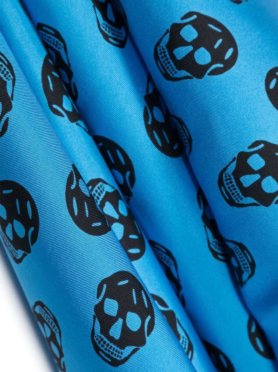 Alexander McQueen Scarfs Blue Blauw