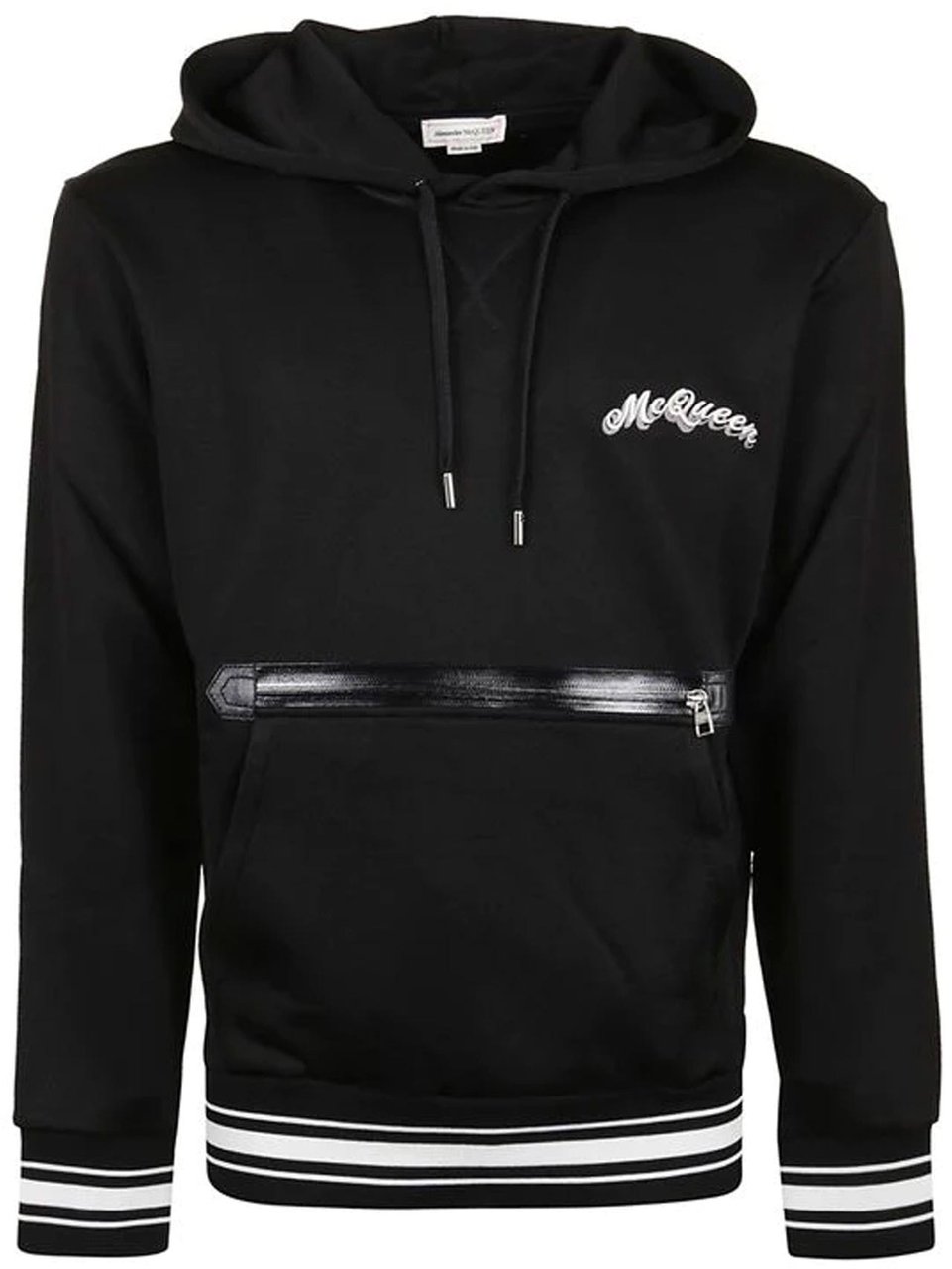 Alexander McQueen Alexander Mcqueen Logo Hooded Sweatshirt Zwart