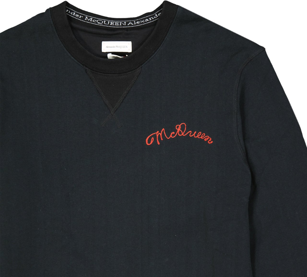 Alexander McQueen Alexander Mcqueen Logo Sweatshirt Zwart