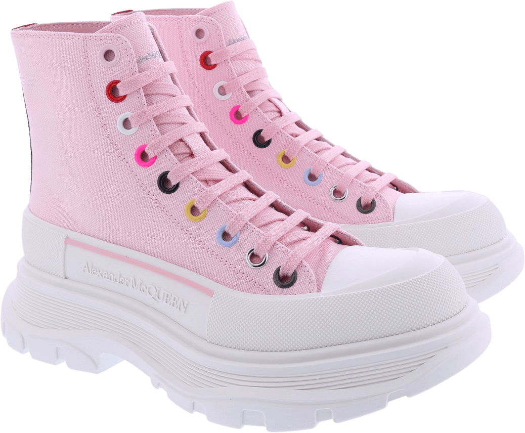 Alexander McQueen Dames Tread Slick Multi Wit