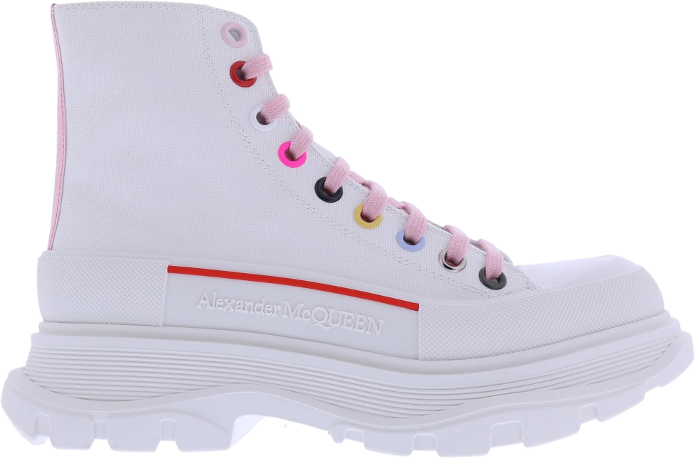 Alexander McQueen Dames Tread Slick Multi Wit