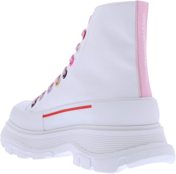 Alexander McQueen Dames Tread Slick Multi Wit