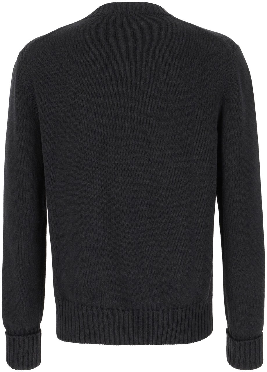Alexander McQueen Alexander McQueen Charcoal cotton sweater Grijs