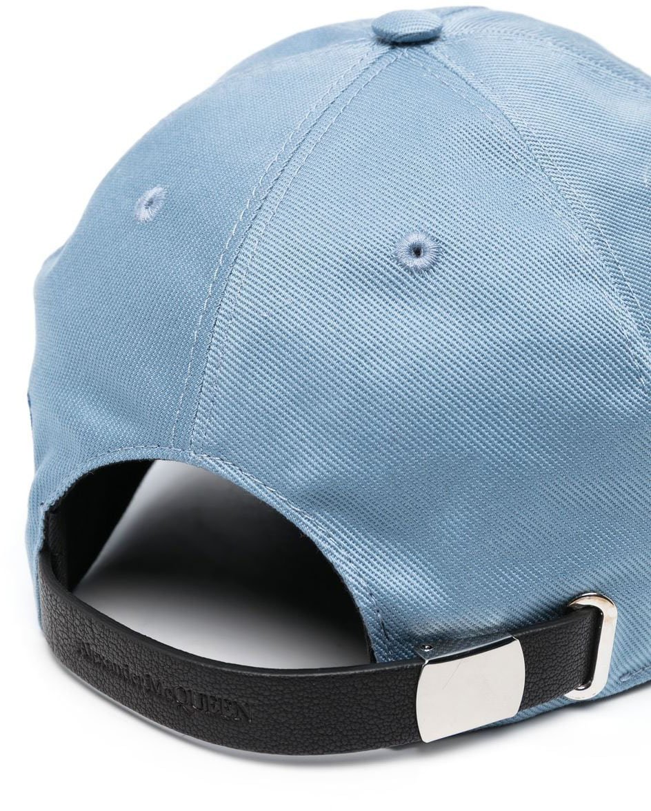 Alexander McQueen Hats Blue Blauw