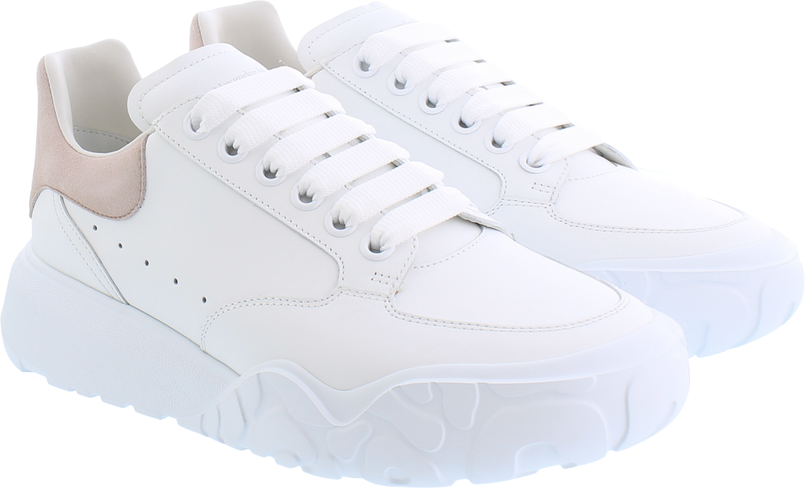 Alexander McQueen Dames Sneaker wit/roze Wit