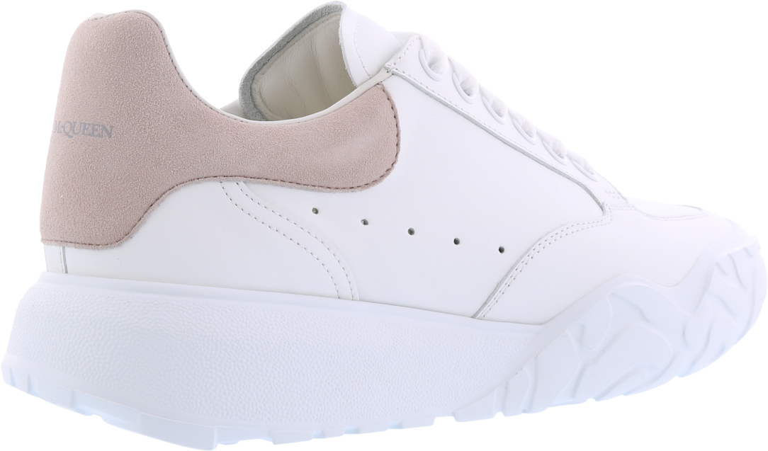 Alexander McQueen Dames Sneaker wit/roze Wit