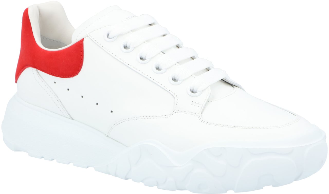 Alexander McQueen Oversized Court Trainer Wit