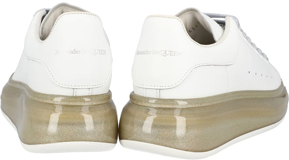 Alexander McQueen Oversized Sneaker 'Larry' In White Wit