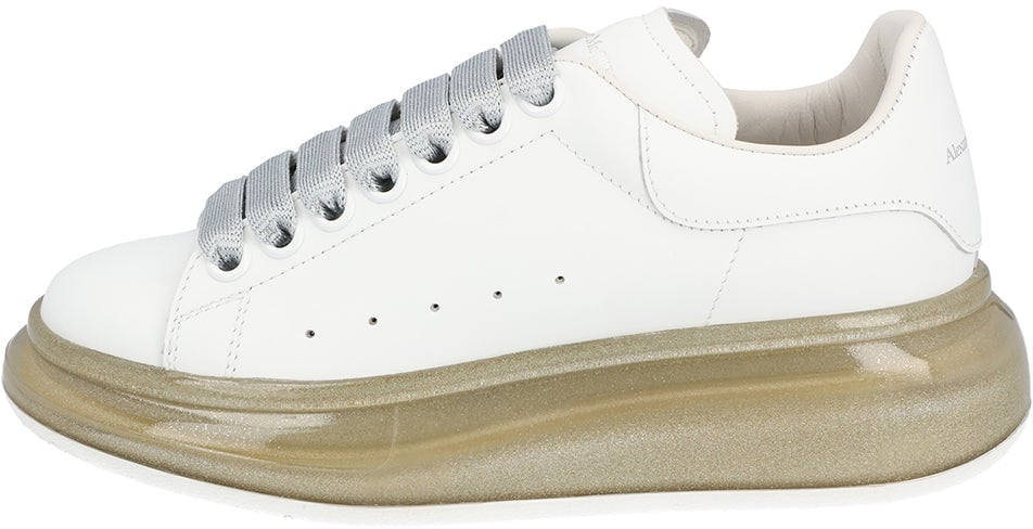 Alexander McQueen Oversized Sneaker 'Larry' In White Wit