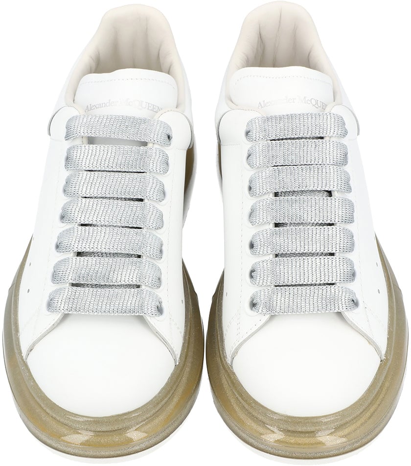 Alexander McQueen Oversized Sneaker 'Larry' In White Wit