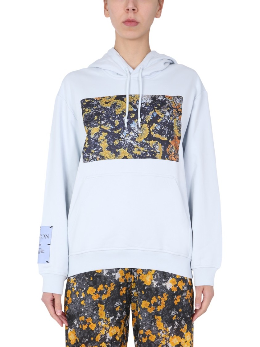 Alexander McQueen "Albion" Hooded Sweatshirt Paars