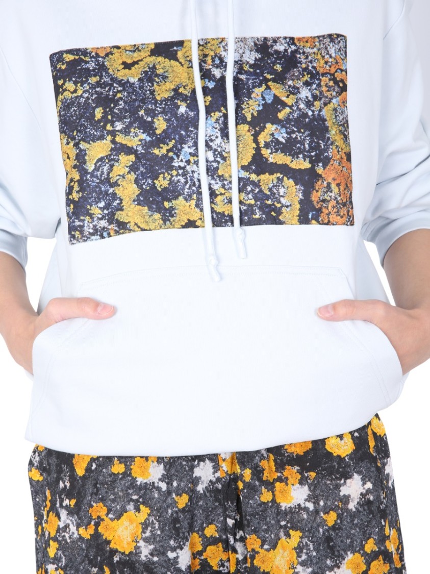 Alexander McQueen "Albion" Hooded Sweatshirt Paars