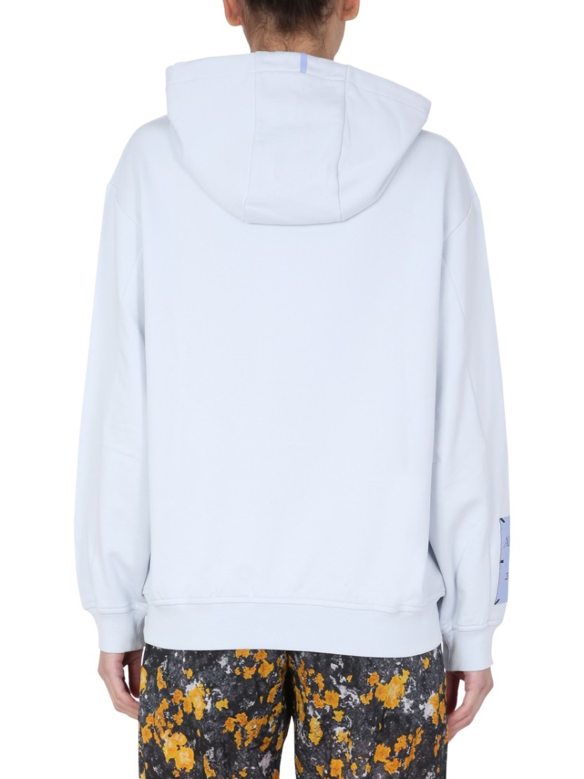 Alexander McQueen "Albion" Hooded Sweatshirt Paars