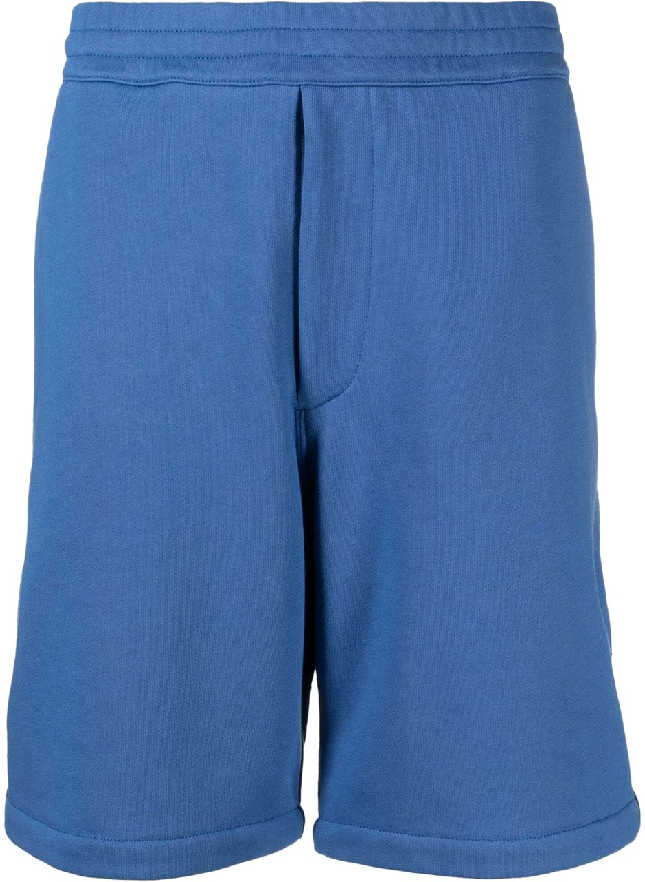 Alexander McQueen Shorts Blue Blauw