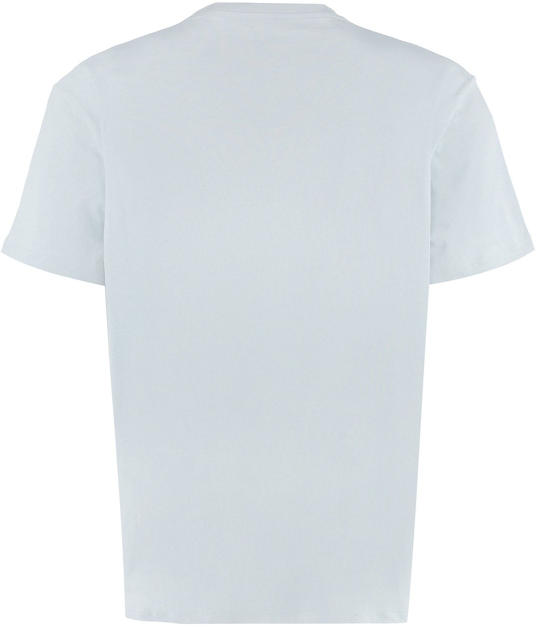 Alexander McQueen Logo cotton t-shirt Lichtblauw