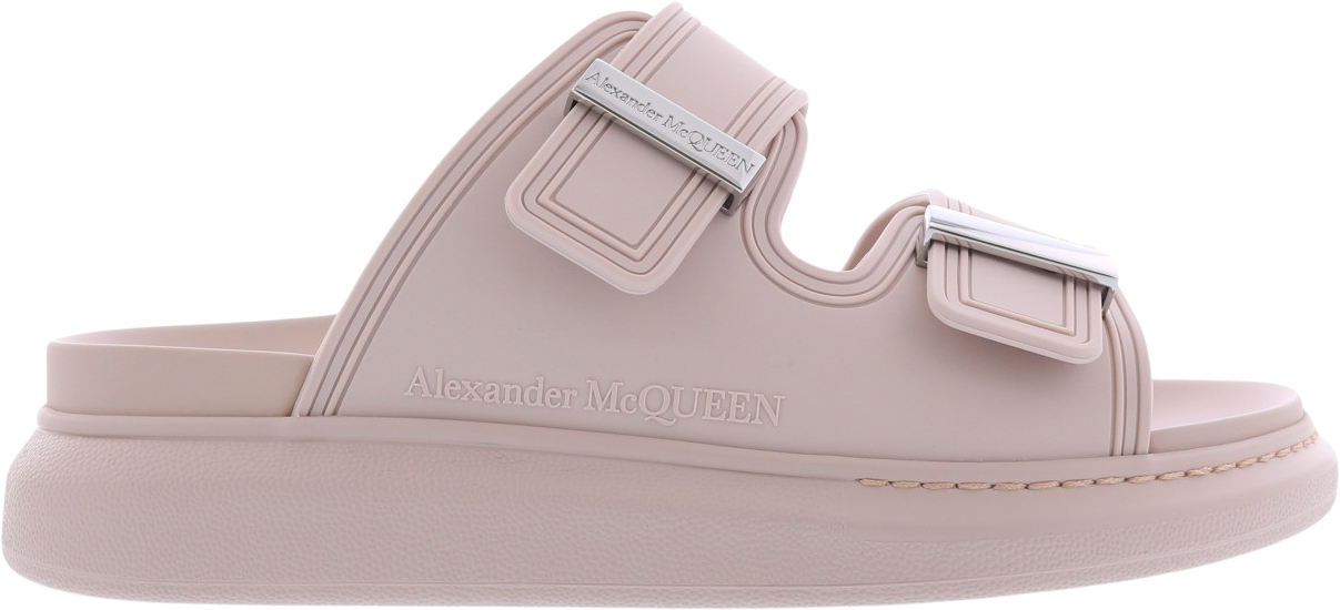 Alexander McQueen Dames Hybrid Slide roze/zilver Roze