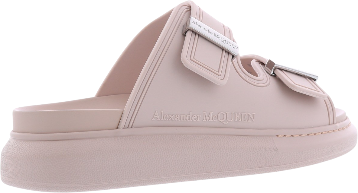 Alexander McQueen Dames Hybrid Slide roze/zilver Roze