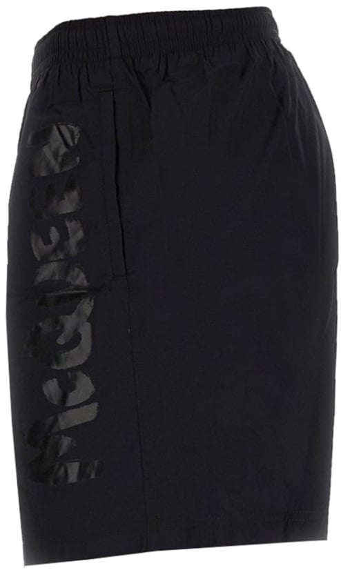 Alexander McQueen Graffiti Logo Swimsuit Zwart