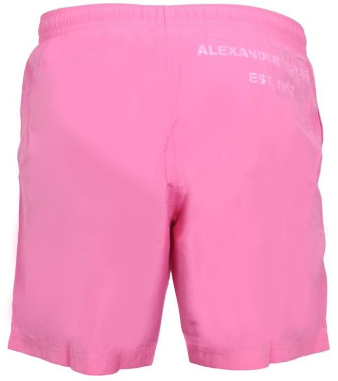 Alexander McQueen Logo Print Swimsuit Roze