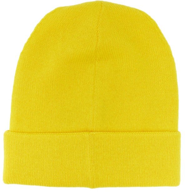 Alexander McQueen High-Lapel Cashmere Hat With Embroidered Logo Goud