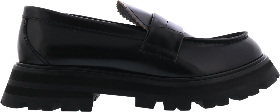 Alexander McQueen Dames Shoe Leathe.S.Rubbe. Shiny Liq Zwart