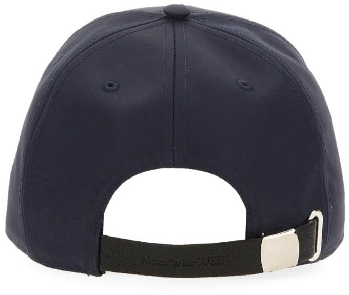 Alexander McQueen Graffiti Logo Hat Blauw