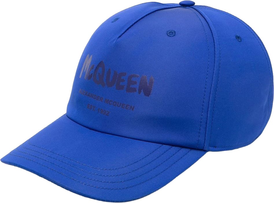 Alexander McQueen Hats Blue Blauw