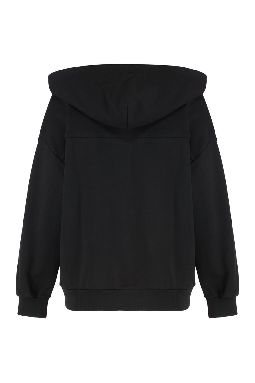 Alexander McQueen Cotton hoodie Zwart