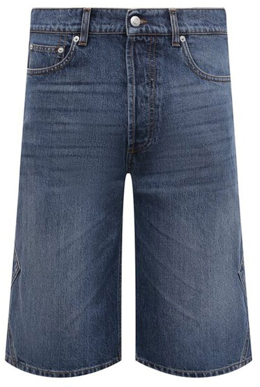 Alexander McQueen Alexander McQueen Denim Shorts Blauw