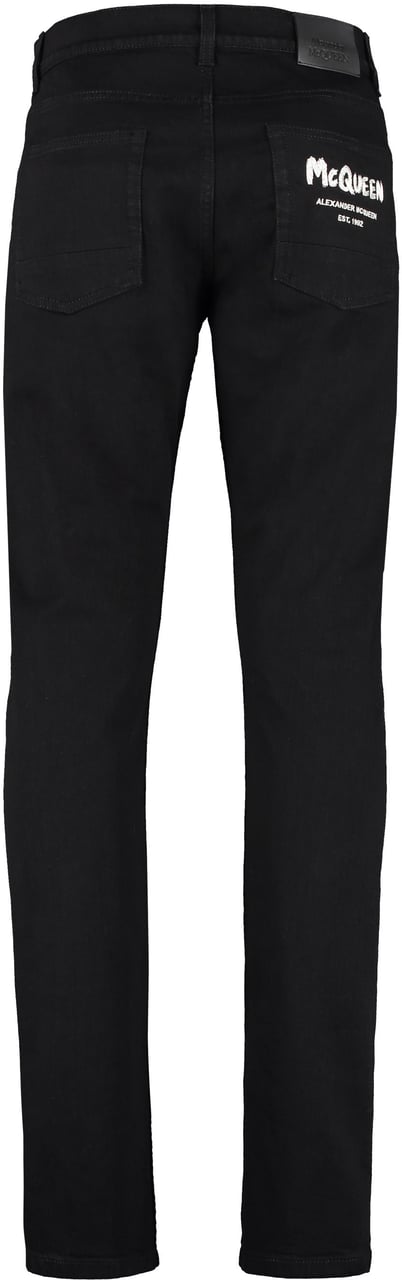 Alexander McQueen Slim fit jeans Zwart