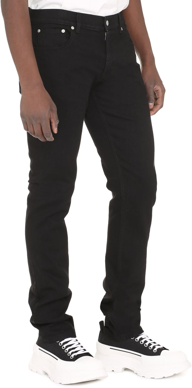 Alexander McQueen Slim fit jeans Zwart