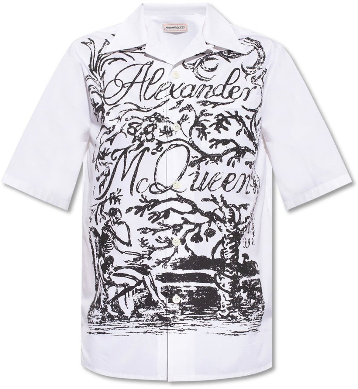 Alexander McQueen Alexander McQueen Short Sleeve Shirt Wit
