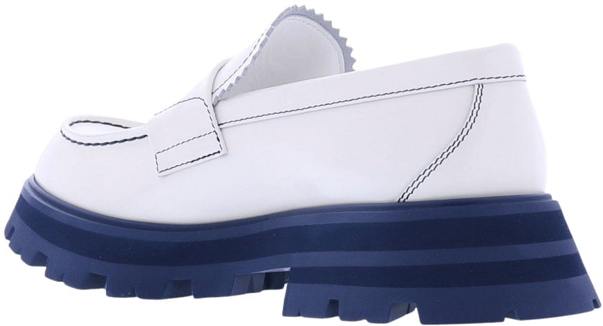 Alexander McQueen Dames Shoe Leathe.S.Rubbe. Sh.Li.Spa Wit