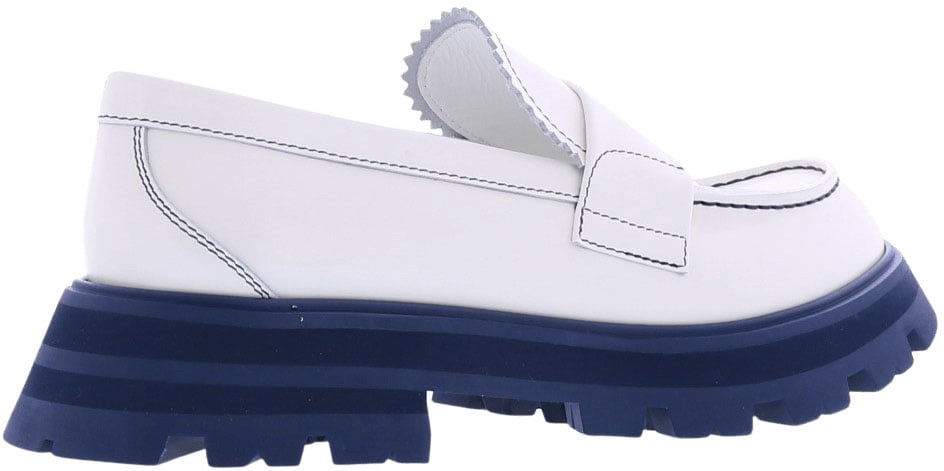 Alexander McQueen Dames Shoe Leathe.S.Rubbe. Sh.Li.Spa Wit