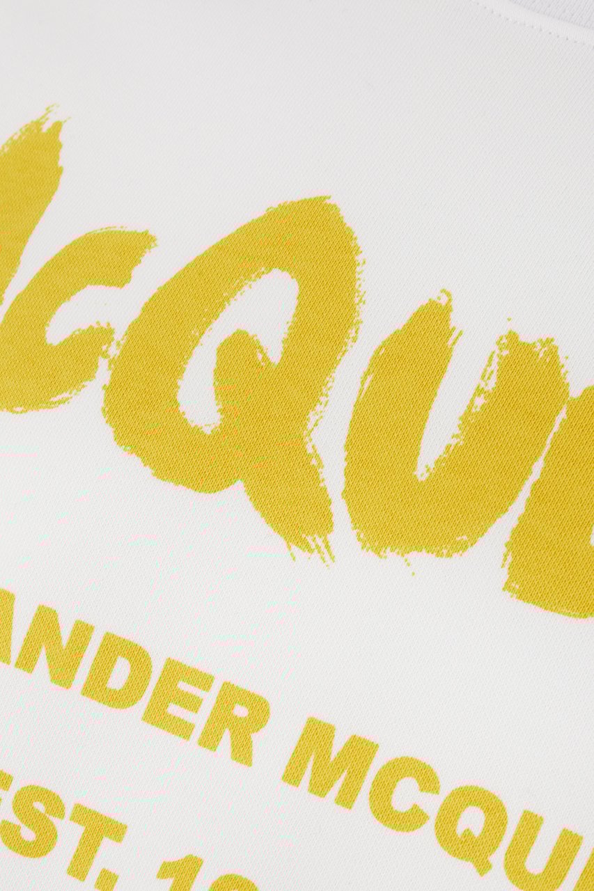 Alexander McQueen Alexander McQueen White cotton sweatshirt Wit