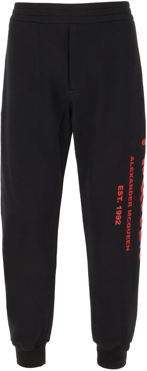 Alexander McQueen Alexander McQueen Black cotton joggers Zwart