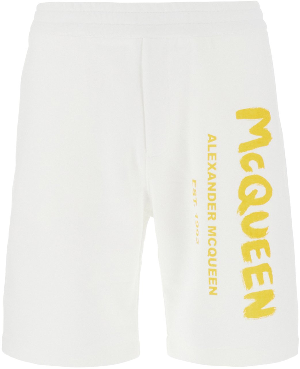 Alexander McQueen Alexander McQueen White cotton bermuda shorts Wit