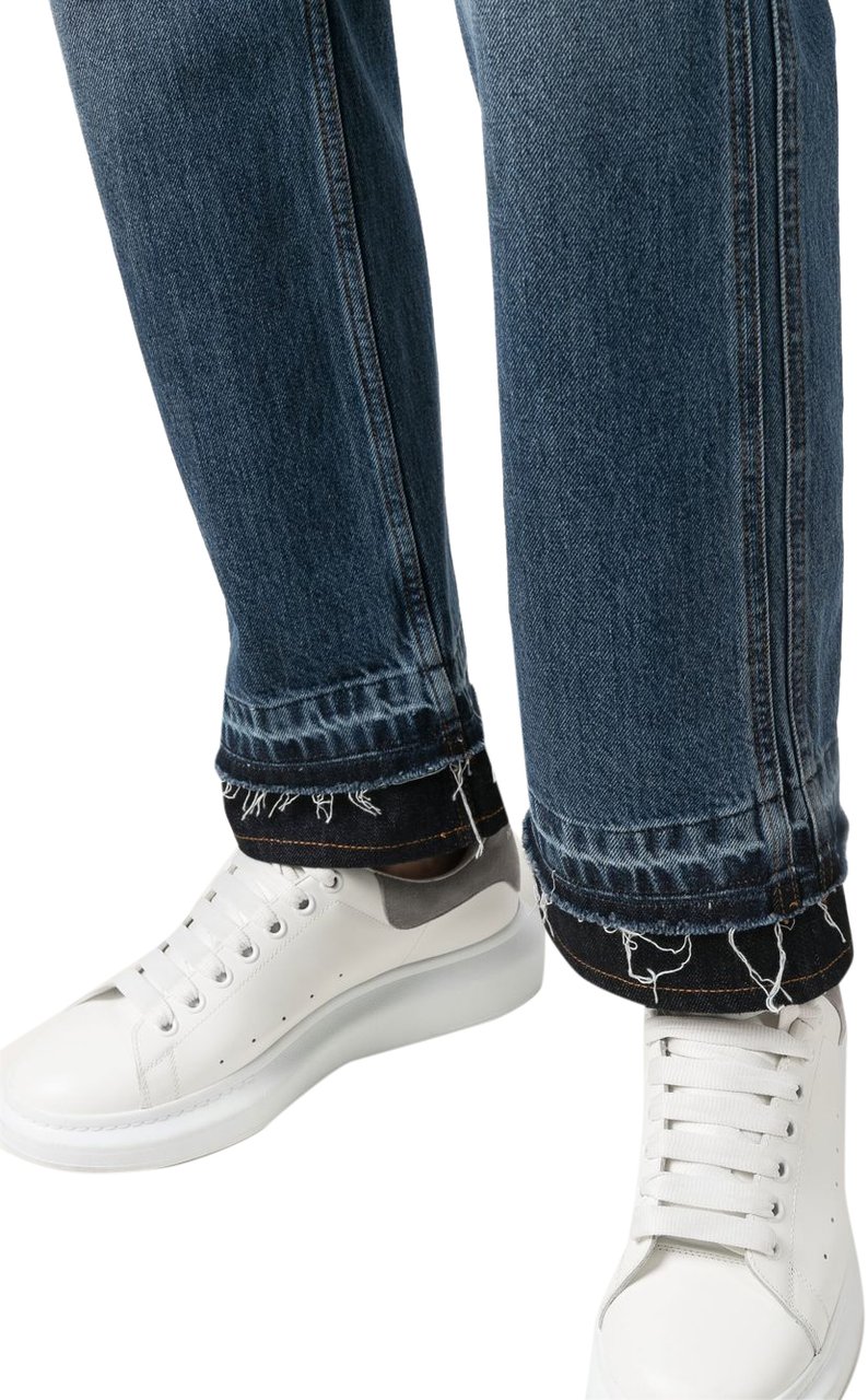Alexander McQueen Jeans Blue Blauw
