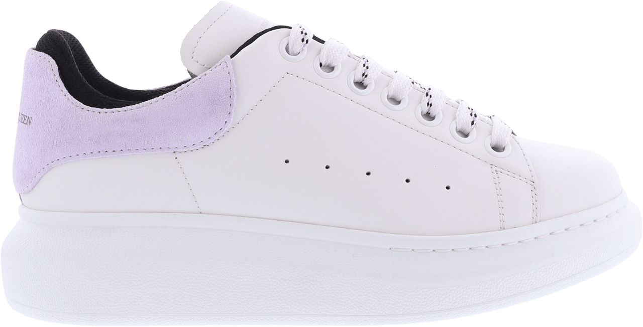 Alexander McQueen Dames Oversized Sneaker Wit/Lila Wit