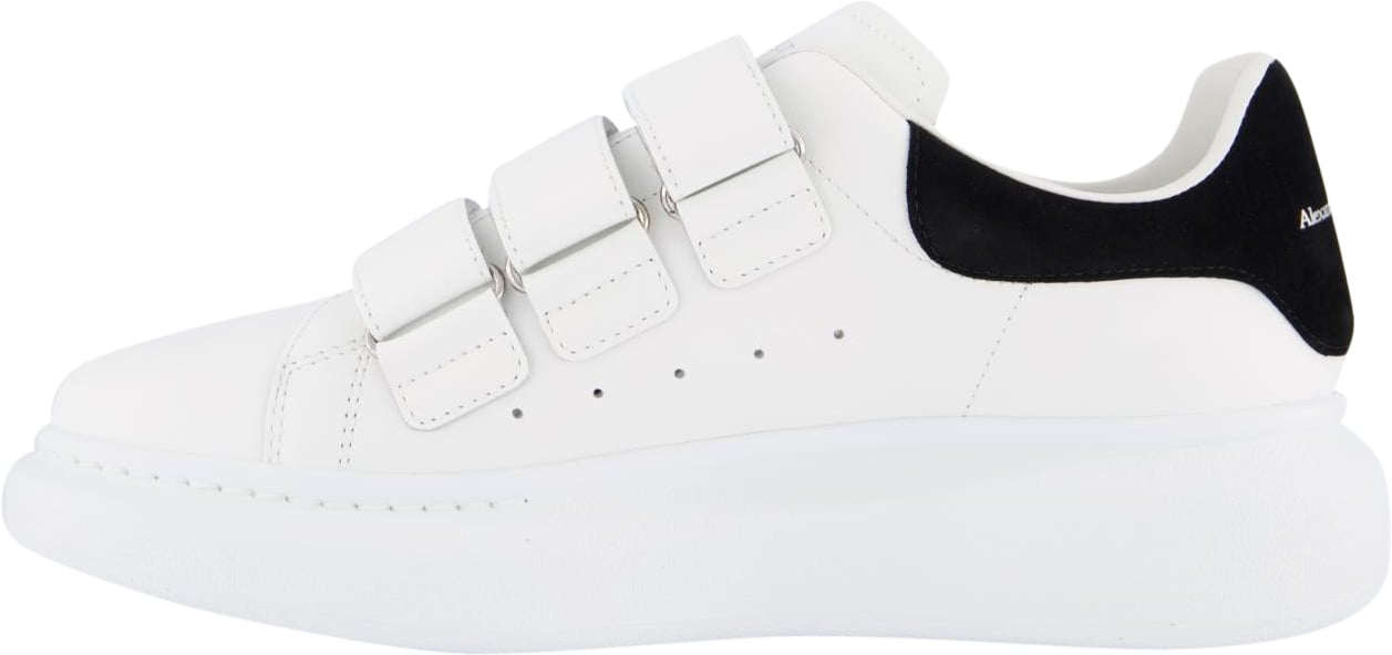 Alexander McQueen Dames Oversized Sneaker wit/zwart Wit