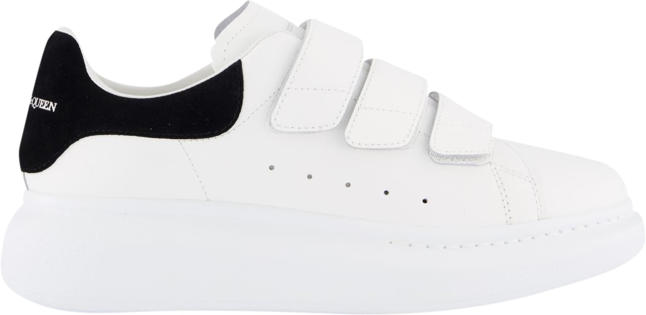 Alexander McQueen Dames Oversized Sneaker wit/zwart Wit