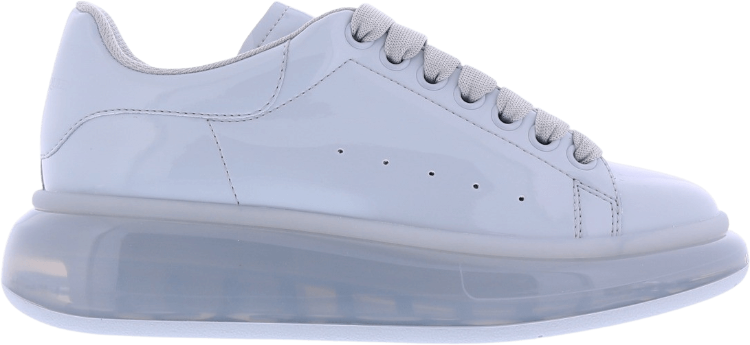 Alexander McQueen Dames Oversized Sneaker Transp Gris Grijs