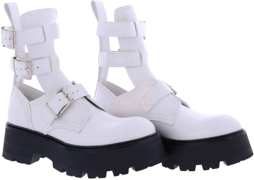 Alexander McQueen Dames Rave Boots Wit
