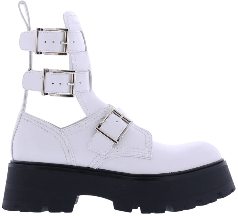 Alexander McQueen Dames Rave Boots Wit