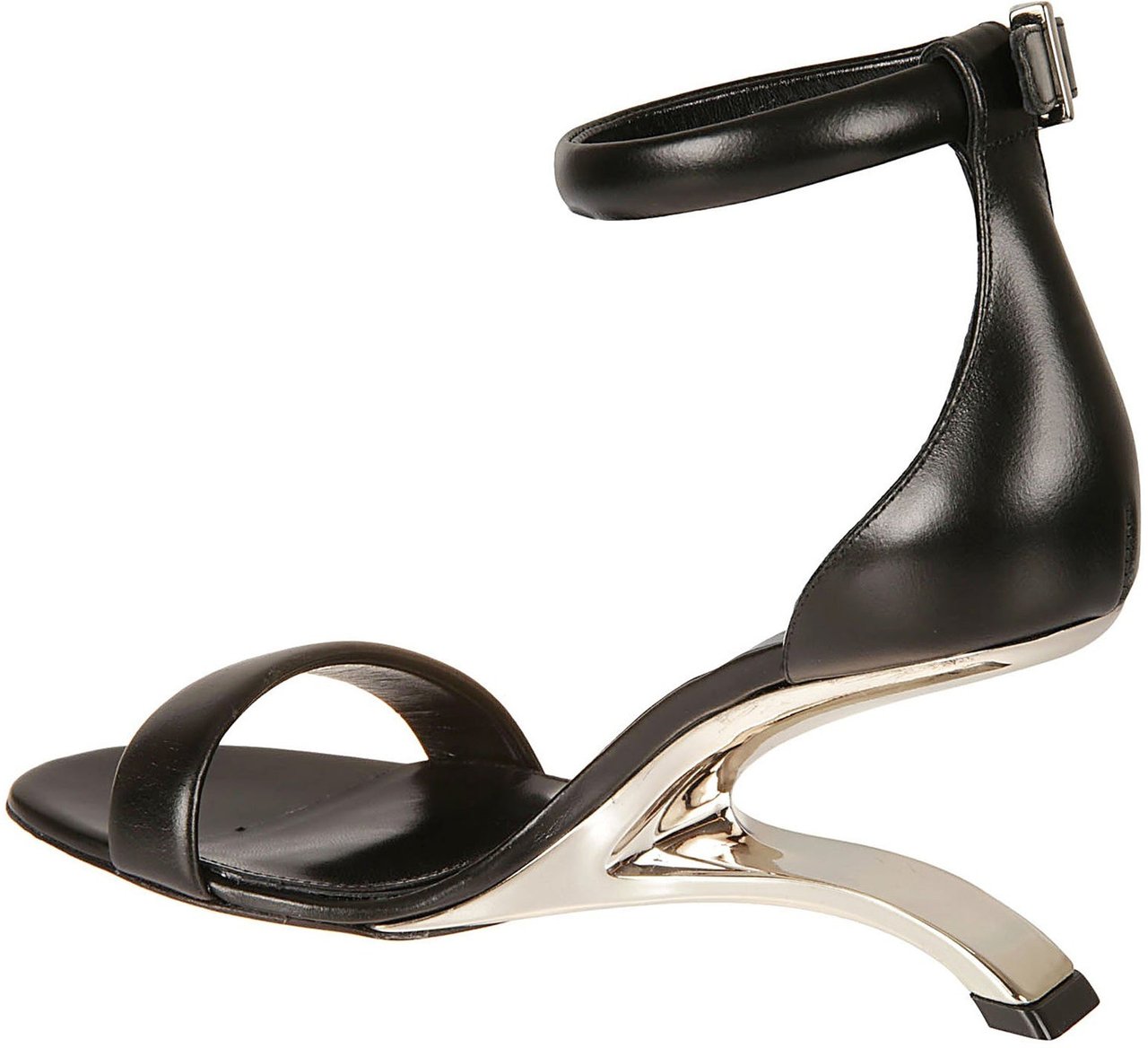 Alexander McQueen Alexander Mcqueen Leather Sandals Zwart