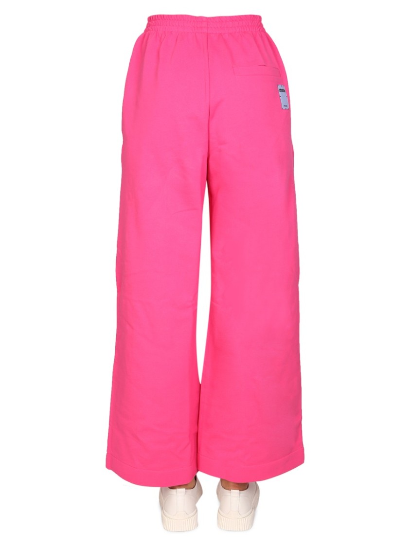 Alexander McQueen Wide Leg Jogging Pants Roze