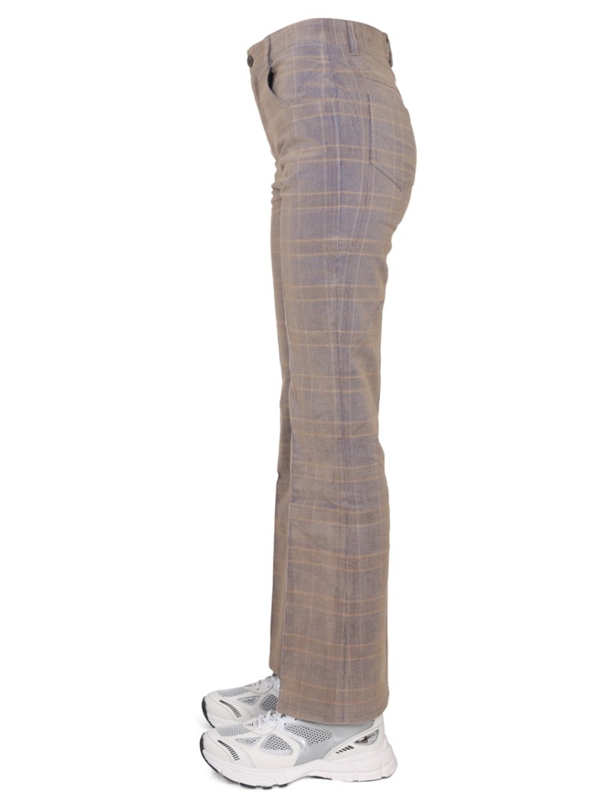 Alexander McQueen Tailored High-Waist Straight Leg Pants Grijs