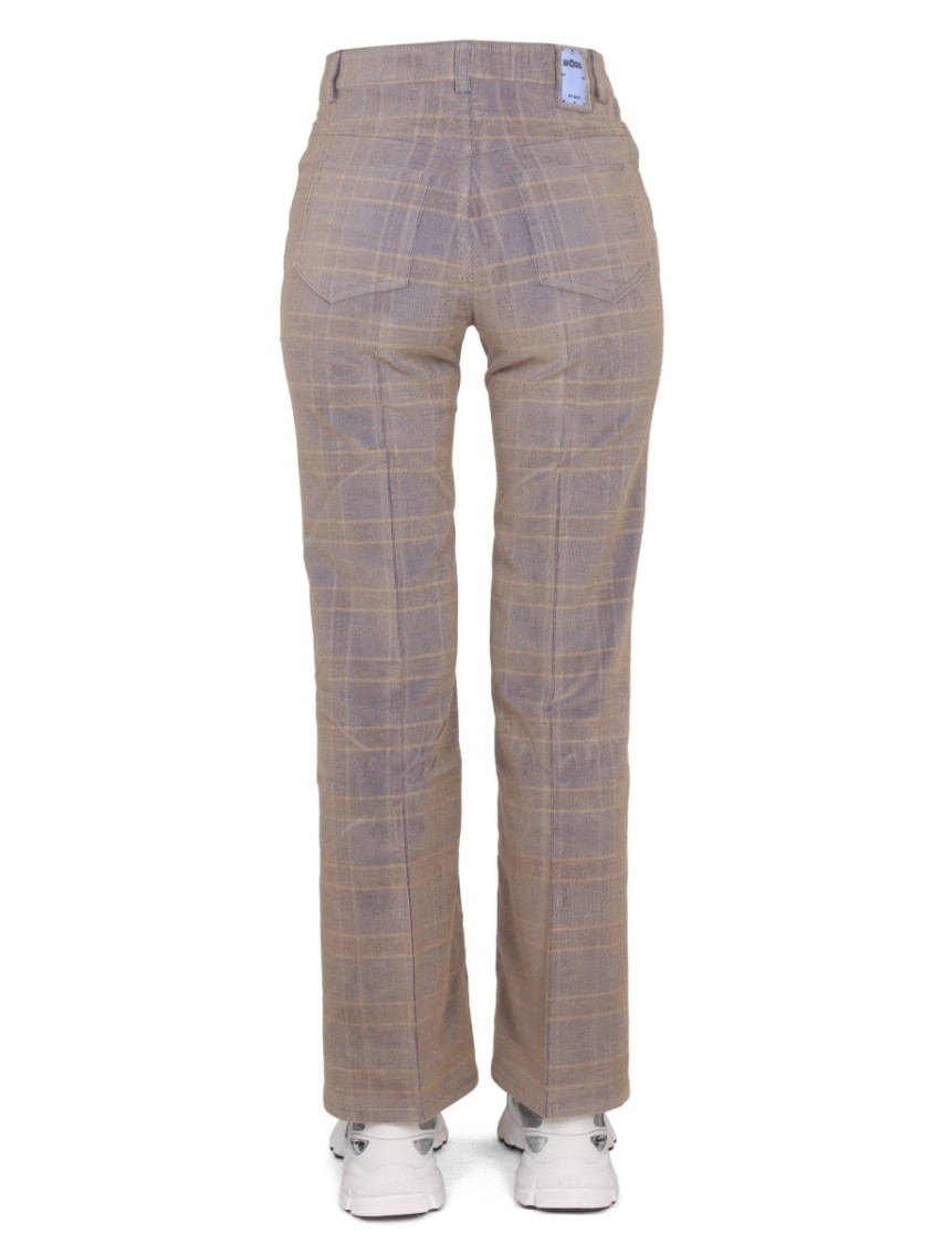 Alexander McQueen Tailored High-Waist Straight Leg Pants Grijs